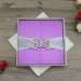 Silk Invitation Card Purple Wedding Invitation Customized Slap-up Invitation